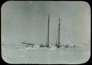 Image of Bowdoin in Winter Quarters, Baffin Land